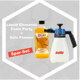 Spar-Set Liquid Elements Snow Foam Pfirsich und Solo Schaumsprüher