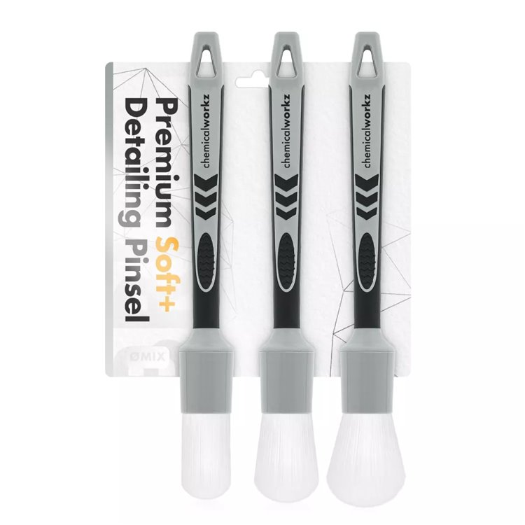 chemicalworkz White Soft Detailing Pinsel Set