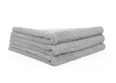 The Collection Dual Pile 3-Pack Ice Grey Chiffons en microfibre