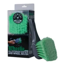 Brosse robuste pour tapis et surfaces Chemical Guys Nice & Stiff, jaune