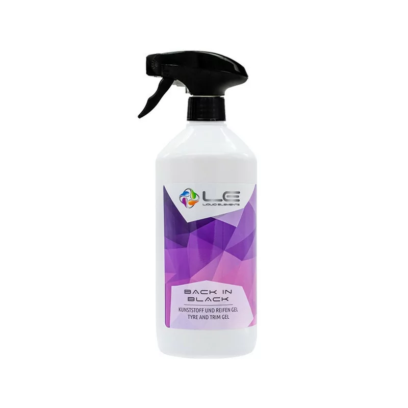 Liquid Elements Back In Black Pneu & Gel Plastique 500 ml